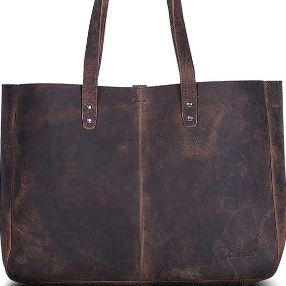 Beautiful leather tote bag - Picture 5 of 6